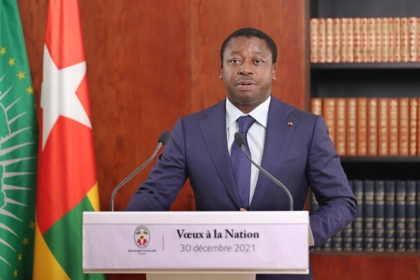 Vœux présidentiels 2022 les grandes annonces de Faure Gnassingbe