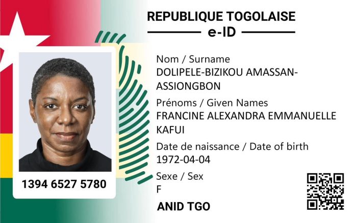 pré enregistrement en ligne e-ID Togo