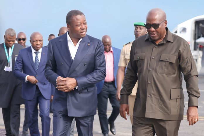 Faure Gnassingbé investiture John Mahama