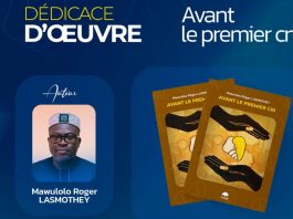 Littérature : ‘Avant le premier cri’ le premier ouvrage de Mawulolo Roger Lasmothey dédicacé
