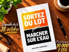« Sortez du lot pour marcher sur l’eau » : le nouvel ouvrage de Magloire Agbegnido attendu ce 18 octobre